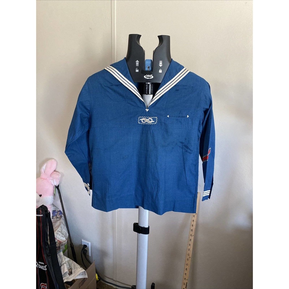 Vintage US Navy WWII Era Cracker Jack Top - USED its a kids size 8